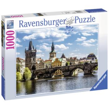 Puzzle Praha: Pohled na Karlův most 1000 dílků