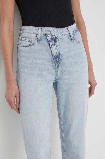 Džíny Calvin Klein Jeans Mom Jean dámské, high waist, J20J222769