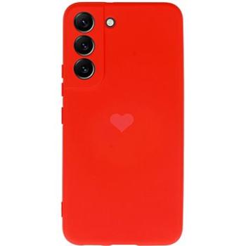 Vennus Valentýnské pouzdro Heart pro Samsung Galaxy S22 - červené (TT4382)