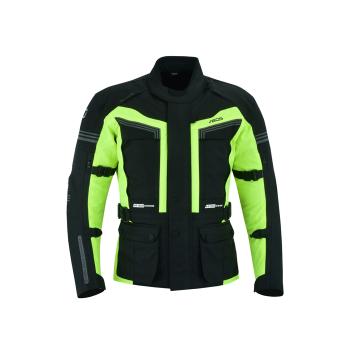 Pánská touringová moto bunda BOS Maximum  Neon  3XL