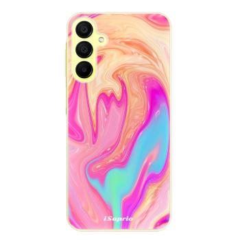 Odolné silikonové pouzdro iSaprio - Orange Liquid - Samsung Galaxy A15 / A15 5G