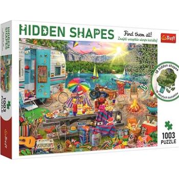 Trefl Puzzle Hidden Shapes: Výlet obytným autem 1003 dílků (10677)