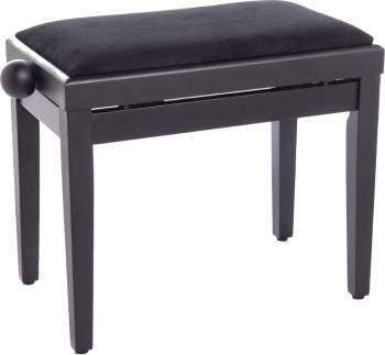 Bespeco SG 101 Dřevěná stolička ke klavíru Black Satin