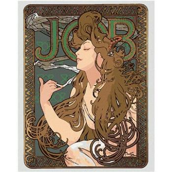 Zuty - Malování podle čísel - „JOB“ – CIGARETOVÉ PAPÍRKY (ALFONS MUCHA), 80x100 cm, vypnuté plátno n (HRAmmb00667nad)