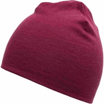 Devold LAUPAREN MERINO 190 BEANIE Unisex Merino čepice, vínová, velikost