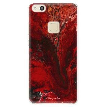 Odolné silikonové pouzdro iSaprio - RedMarble 17 - Huawei P10 Lite