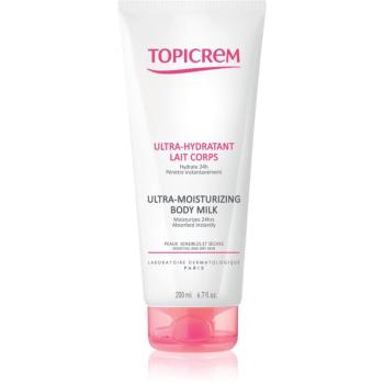 Topicrem UH BODY Ultra-Moisturizing Body Milk hloubkově hydratační tělové mléko pro suchou a citlivou pokožku 200 ml