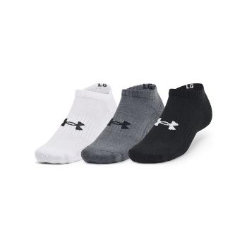 Under Armour UA Core No Show 3Pk-BLK - XL