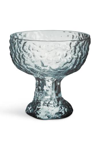 Pohár na šampanské Kosta Boda Moss 350 ml modrá farba