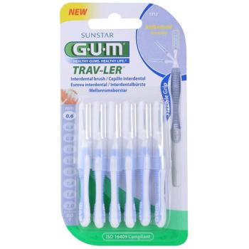 G.U.M Trav-Ler Interdental mezizubní kartáčky 0,6 mm 6 ks