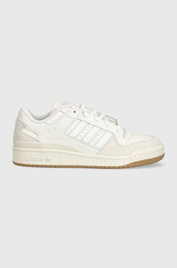 Kožené sneakers boty adidas Originals Forum Low bílá barva, ID6858-white