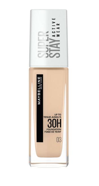 Maybelline SuperStay Active Wear odstín 03 True Ivory dlouhotrvající vysoce krycí make-up 30 ml