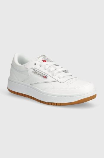 Dětské sneakers boty Reebok Classic CLUB C DOUBLE bílá barva, 100008154