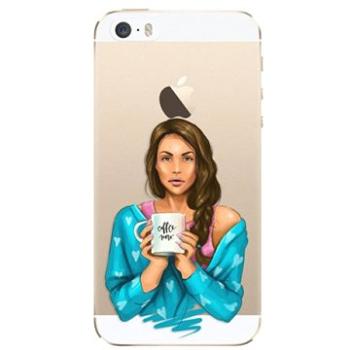 iSaprio Coffe Now - Brunette pro iPhone 5/5S/SE (cofnobru-TPU2_i5)