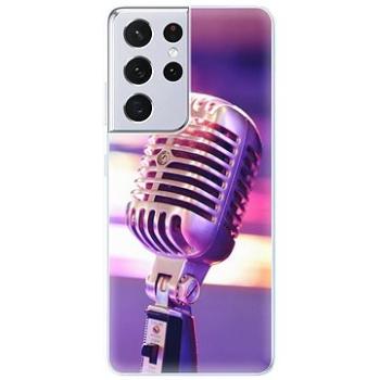 iSaprio Vintage Microphone pro Samsung Galaxy S21 Ultra (vinm-TPU3-S21u)