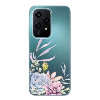 Odolné silikonové pouzdro iSaprio - Succulent 01 - Honor 200 Lite