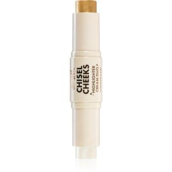 Barry M Chisel Cheeks rozjasňující tyčinka duo odstín Silver/Gold 6,3 g