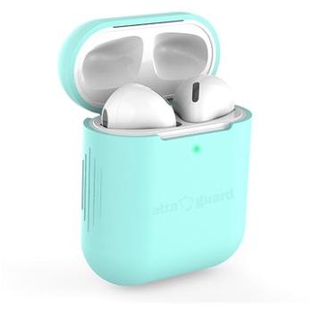 AlzaGuard Skinny Silicone Case pro AirPods 1. a 2. generace zelené (AGD-ACSS1E)