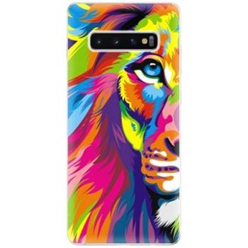 iSaprio Rainbow Lion pro Samsung Galaxy S10+ (ralio-TPU-gS10p)