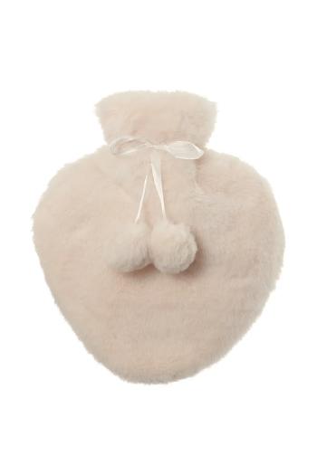 Aroma Home forróvizes palack Cream Faux Fur Heart 1 L