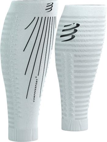 Compressport R2 Aero White/Black T2 Běžecké návleky na lýtka