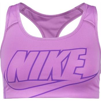 Nike SWOOSH FUTURA BRA Dámská sportovní podprsenka, fialová, velikost