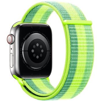 Eternico Airy pro Apple Watch 38mm / 40mm / 41mm  Green Stripes (AET-AWAY-BrBrB-38)