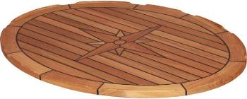 Talamex Teak Tabletop Ellips Lodný stôl, Skladacia stolička