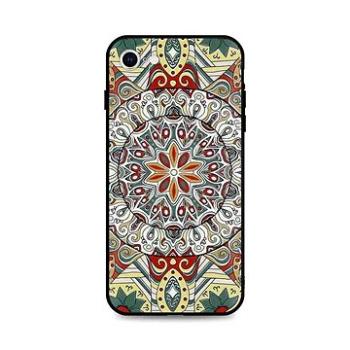 TopQ Kryt iPhone SE 2022 3D silikon Barevná mandala 73906 (Sun-73906)