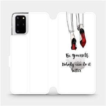 Flipové pouzdro na mobil Samsung Galaxy S20 Plus - M046P Be yourself (5903516170135)