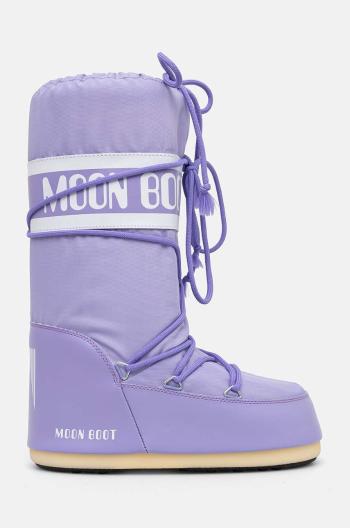 Sněhule Moon Boot MB ICON NYLON fialová barva, 80D1400440 E001