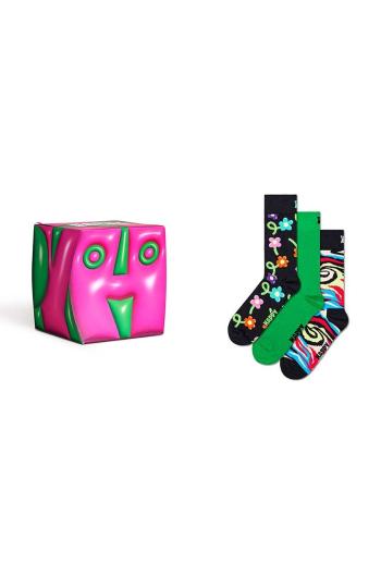 Ponožky Happy Socks 3-Pack Hyper Cube Gift Set 3-pack P001719