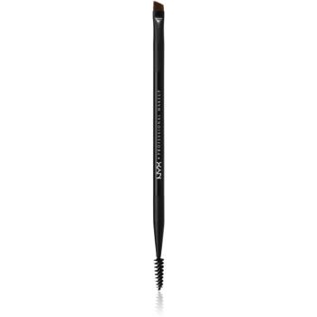 NYX Professional Makeup Pro Dual štětec pro úpravu obočí 1 ks