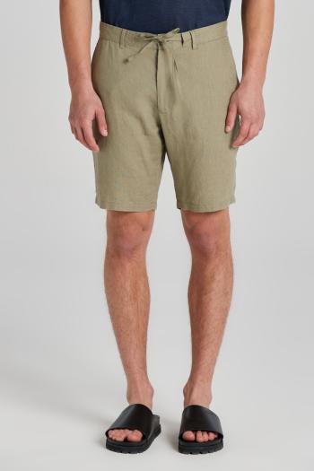 ŠORTKY GANT RELAXED LINEN DS SHORTS DRIED CLAY