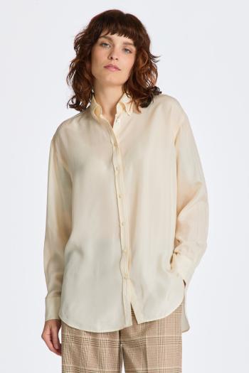 KOŠILE GANT RELAXED SILK SHIRT LINEN