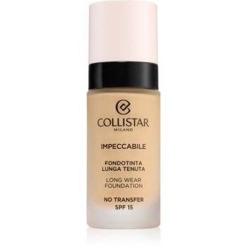 Collistar Impeccabile Long Wear Foundation dlouhotrvající make-up SPF 15 2G Golden Beige 30 ml