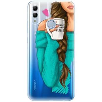 iSaprio My Coffe and Brunette Girl pro Honor 10 Lite (coffbru-TPU-Hon10lite)