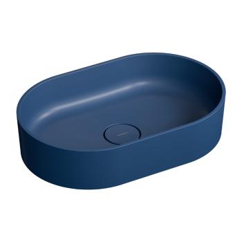 OMNIRES OVO M+ umyvadlo na desku, 55 x 36 cm midnight blue /MB/ OVOUNMB