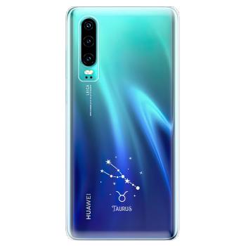 Odolné silikonové pouzdro iSaprio - čiré - Býk - Huawei P30