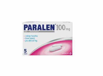 Paralen 100 mg 5 čípků