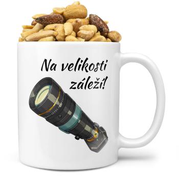 Hrnek Na velikosti záleží (Náplň hrníčku: Směs slaných oříšků)