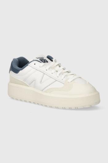 Kožené sneakers boty New Balance CT302VA bílá barva, CT302VA