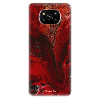 Odolné silikonové pouzdro iSaprio - RedMarble 17 - Xiaomi Poco X3 Pro / X3 NFC