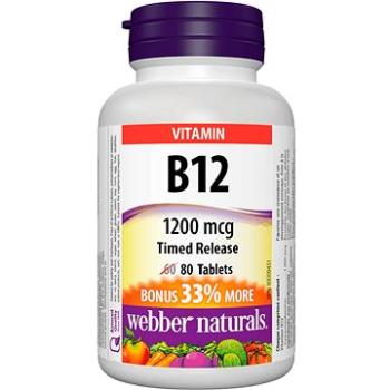 Webber Naturals B12 1200 mcg 80 tbl (5101)