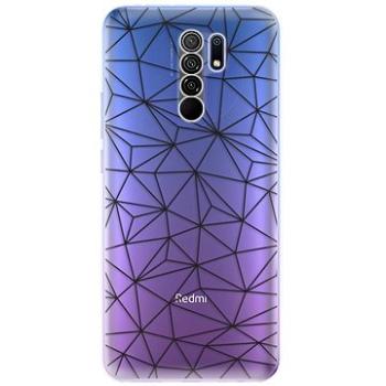 iSaprio Abstract Triangles 03 - black pro Xiaomi Redmi 9 (trian03b-TPU3-Rmi9)