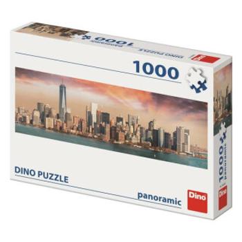 Puzzle 1000 Manhattan za soumraku panoramic