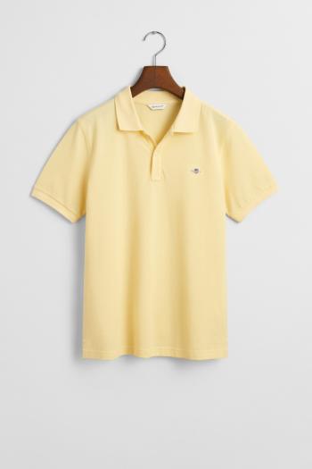 POLOKOŠILE GANT SHIELD SS PIQUE DUSTY LIGHT YELLOW