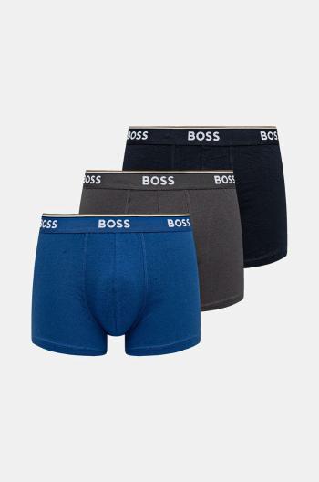 Boxerky BOSS 3-pack pánské, černá barva, 50475282