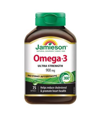 Jamieson Omega-3 ULTRA 900 mg 75 kapslí