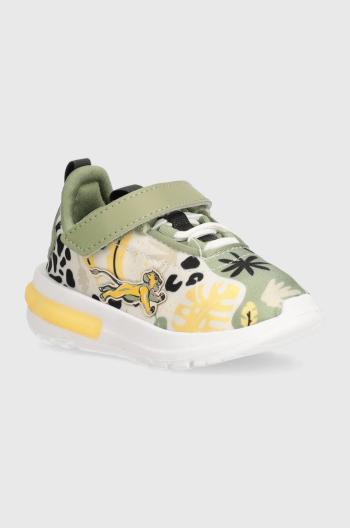 Dětské sneakers boty adidas RACER TR23 LionKing EL zelená barva, IF4075